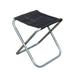 folding stool Outdoor Folding Stool Camping Lightweight Portable Chair Children s Chair for Painting Fishing Travelling BBQ Beach (Black & Silver)