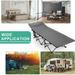 Adults Camping Cot Portable Military Army Mattress Cot Folding Bed Cot w/Cushion