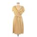 So Perla Casual Dress: Yellow Dresses - Women's Size Medium