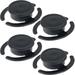 Ski Helmet Mask Holder 4Pcs ABS Multipurpose Strong Snow Helmet Mask Clip Easy Mounting Comfortable Helmet Mask Hook for Outdoor Cycling Skiing Climbing Sports