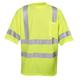 Cordova Cor-Brite Type R Class III Lime Birdseye Mesh T-Shirt Short Sleeves Chest Pocket 2-Inch Silver Reflective Tape 4X-Large