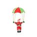 1pc Christmas Santas Parachute Hanging Ornaments Santa Claus Doll Pendant Delicate Home Decoration Gift for Office Bar Hotel Mall Decoration Red Size 35CM Parachute