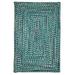 Rug 2 x 12 ft. Catalina Braided Rug Blue Lagoon