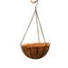 hanging planter 14 Inch Metal Hanging Planter Coconut Basket Round Steel Wires Plant Holder Decor Hanging Flower Pots Indoor Outdoor Hanging Baskets 35cm