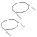 JINGT 2pcs Gas Cooker Range Stove Part Ignition Electrode Plug 900mm Ignition Wire