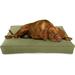 X-Large - 48 x 30 x 5 - Cactus Premium Organic Hemp Dog Bed - Organic Latex Fill - Removeable Cover