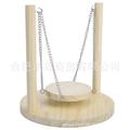 NUOLUX Bird Swing Bird Toy Natural Wood Pet Bird Swing Bird Perch Platform Pet Supply