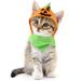 Halloween Pet Products - Cat Headwear - Dog Halloween Pumpkin Hat - Pet Halloween Costume