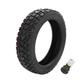 ametoys 8.5 Inch Tubeless Tire 5075-6.1(8 12x2) Off-Road Tire Electric Scooter Explosion-Proof -Slip Tire with Nozzle
