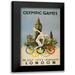 Vintage Apple Collection 16x24 Black Modern Framed Museum Art Print Titled - Official Poster for London Olympic Games 1948 Walter Herz