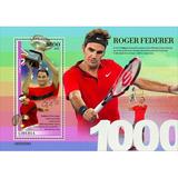 Liberia - 2022 Roger Federer Tennis - Stamp Souvenir Sheet - LIB220331b2