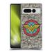 Head Case Designs Officially Licensed Wonder Woman DC Comics Vintage Art Comics Logo Soft Gel Case Compatible with Google Pixel 7 Pro