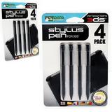 Nintendo 3DS Stylus Pen Aluminum/Black 4 Pack [KMD]