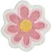 Gwiyeopda Cute Absorbent Floor Mat with Flower Shape Non Slip Bottom Soft Superfine Fiber Flower Floor Mat Bathroom