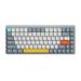 iBlancod iBlancod Wireless Mechanical Keyboard 84 Keys 2.4G+BT5.0+Type-C 3 Connections 75% Low Profile Layout Keyboards 15 Light Effect 5 Brightness Levels for Tablet Laptop Smartphone OUTEMU Red Swi