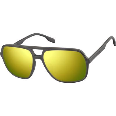 Zenni Aviator Rx Sunglasses Gray Plastic Full Rim Frame