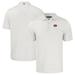 Men's Cutter & Buck White San Francisco 49ers Throwback Big Tall Pike Eco Symmetry Print Stretch Recycled Polo