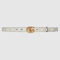 GUCCI GG Marmont Reversible Thin Belt, Size 75