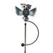 Arlmont & Co. Brookner Birds Metal Garden Statue Metal in Blue | 56 H x 10 W x 6 D in | Wayfair DA9E572B4C874F9EAF24648910B70518