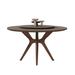 Corrigan Studio® Carlile Solid Wood Dining Table Wood in Brown/Gray | 29.5 H x 53 W x 53 D in | Wayfair 1ACE4808D0BB4D7D9C49C053FA30D20A