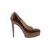 Brian Atwood Heels: Brown Shoes - Women's Size 36.5