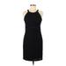 Guess Casual Dress - Sheath Halter Sleeveless: Black Print Dresses - Women's Size 6