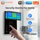 Tuya Smart Home Alarm System Wireless Home Alarm Support Alexa & Google Home With Temperature