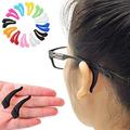 Glasses Anti-Slip Silicone Ear Clip 1 Pair Glasses Holder Safety Eyewear Retainers Ear Hook for Sunglasses Presbyopia Glasses Sports Glasses for Women and Men