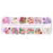 Wharick 1 Box Christmas Halloween Nail Art Decoration 12-grid Cute Santa Claus Snowman Reindeer Ghost Pumpkin Spider Flake Charms DIY Manicure Nail Ornaments Women Holiday Gift