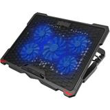 Height Adjustable Laptop Cooling Pad with 5 Quiet Fans