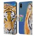 Head Case Designs Officially Licensed Aimee Stewart Animals Tiger Lily Leather Book Wallet Case Cover Compatible with Apple iPhone XR