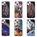 The Nightmare Before Christmas Cartoon Pattern Shockproof Transparent Silicone Case For iPhone 14 Pro Max 15 13 12 11 X XR XS 7 8 Plus SE Soft Cover-D