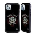 Head Case Designs Officially Licensed Motorhead Graphics Ace Of Spades Dog Hybrid Case Compatible with Apple iPhone 14 Plus