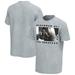 Men's Gray Muhammad Ali Fighting Photo Washed T-Shirt