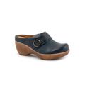 Extra Wide Width Women's Macintyre Casual Mule by SoftWalk in Smoke (Size 8 WW)