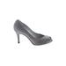 Adrianna Papell Heels: Gray Shoes - Women's Size 9 1/2
