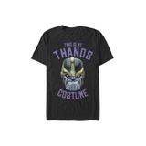 Men's Big & Tall Thanos Costume Tee by Marvel in Black (Size 4XL)