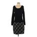 White House Black Market Casual Dress - DropWaist: Black Dresses - Women's Size 4