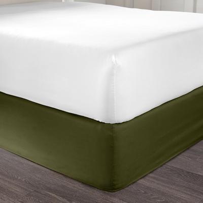 BH Studio Microfiber Bedskirt by BH Studio in Green (Size TWIN)