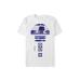 Men's Big & Tall Simpler R2 Costume Tee by Star Wars in White (Size 4XL)