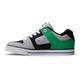 DC Shoes Pure Sneaker, Black/Kelly Green, 33 EU