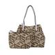 GUESS Women Vikky Tote Bag, Taupe, Logo