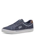 s.Oliver Herren Sneaker flach ohne Schnürsenkel Freizeit, Blau (Navy), 42