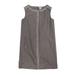 Crewcuts Dress - Shift: Gray Print Skirts & Dresses - Kids Girl's Size 16