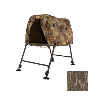 Higdon Outdoors MOmarsh Invisi-Lab Dog Blind Adjustable Legs 24in to 34in Height Mesh Bottom Mossy Oak Original Bottomland 34016