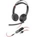 Poly Used Blackwire 5220 USB Type-A Stereo On-Ear Headset 207576-01