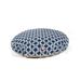 42 in. Links Round Pet Bed - Navy Blue - Large