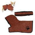 Premium Absorbent Hooded Dog Bathrobe Towel - Quick Drying Pet Towel for Bath & Beach Trips - Luxurious & Soft Bathrobe Towel