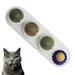 Catnip Balls Catnip Toy for Cats Rotatable Edible Balls Natural Healthy Self-Adhesive Catnip Edible Ballsï¼Œwhite