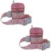 PBnJ Baby SippyPal Sippy Cup Holder Strap Leash Tether (Pink Dots 2-Pack)